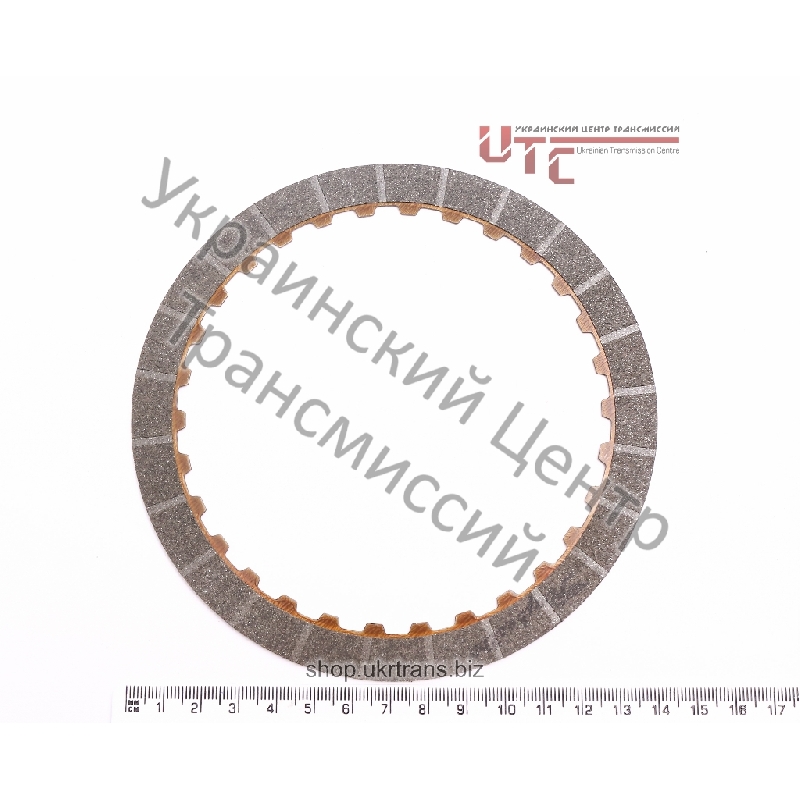 Фрикционный диск сцепления F (повышенная передача/5я), волнистый, для высоких нагрузок (1,57мм / 142,75мм / 30 зубьев), 95-06 гг.