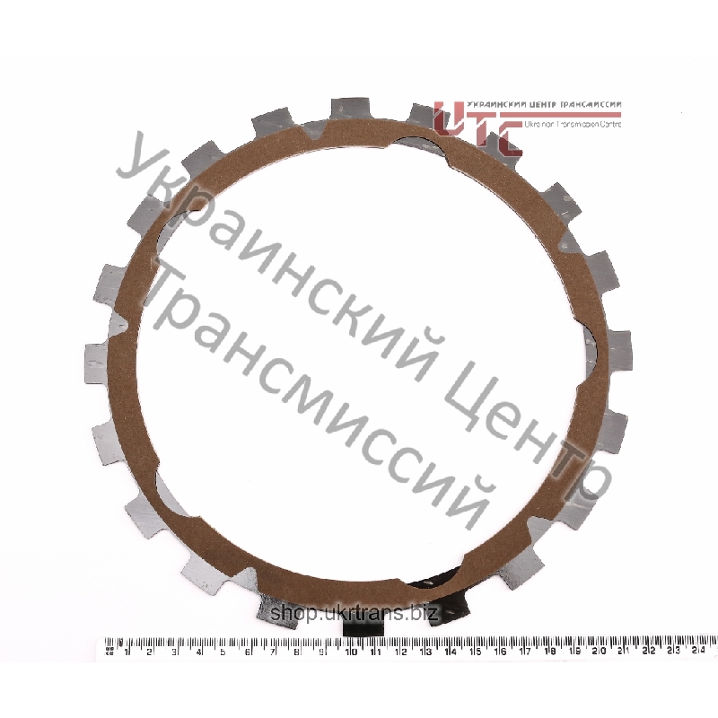 Фрикционный диск гидротрансформатора, графитовый, для высоких нагрузок (2,72мм / 185,30мм / 230,05мм / 20 зуба), 02 год и выше