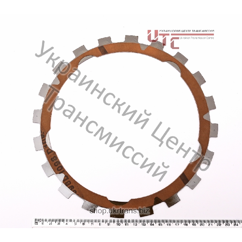 Фрикционный диск для гидротрансформатора диаметром 275 мм (2,69мм / 184,99мм / 230,15мм / 20 зубьев)