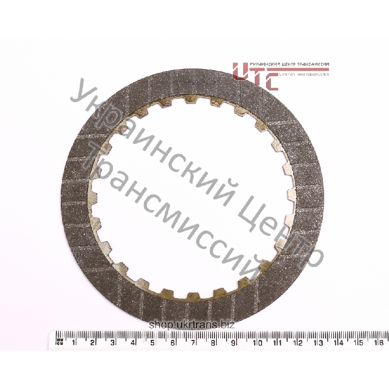Фрикционный диск K1 (передний), волнистый, для высоких нагрузок (2,14мм / 96,67мм / 133,73мм / 24 зуба), 80 год и выше