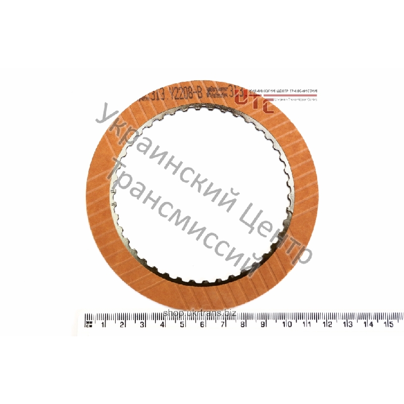 Фрикционный диск прямой передачи (1,9мм / 90мм / 118,2мм / 42 зуба), 80-97 гг