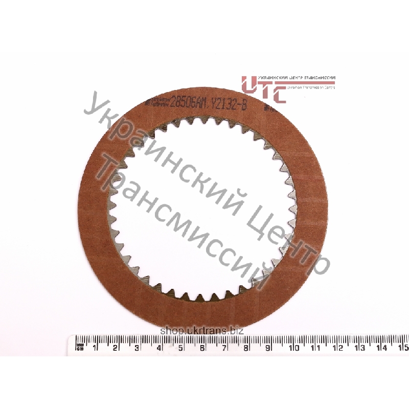 Фрикционный диск передний (K1), (2,4мм / 119мм / 40 зубьев), 83-95 гг
